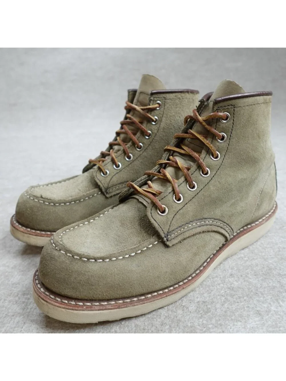 Red Wing Boots 8.5 Gray Suede Roughout 8139 Nigel Cabourn 2010